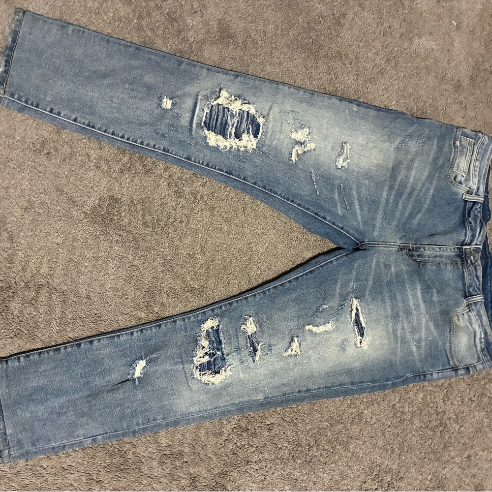 Trendy Distressed Skinny Jeans for Men